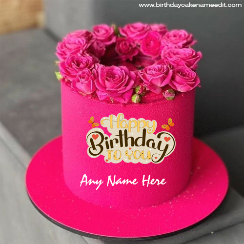 Birthday Cakes Online with Free Cake Text Editor