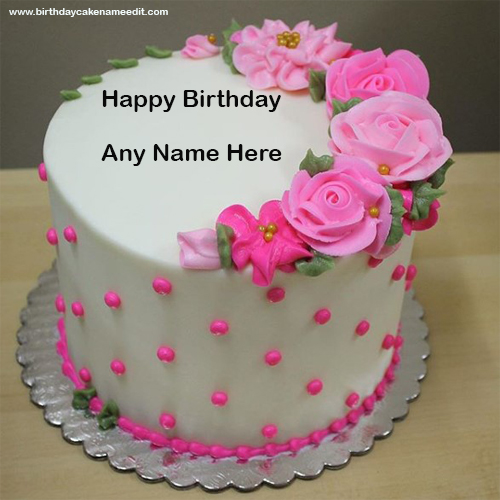 Pink theme Anniversary Cake – Sacha's Cakes