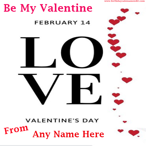 Happy Valentines Day 2021 Wishes with Name Edit