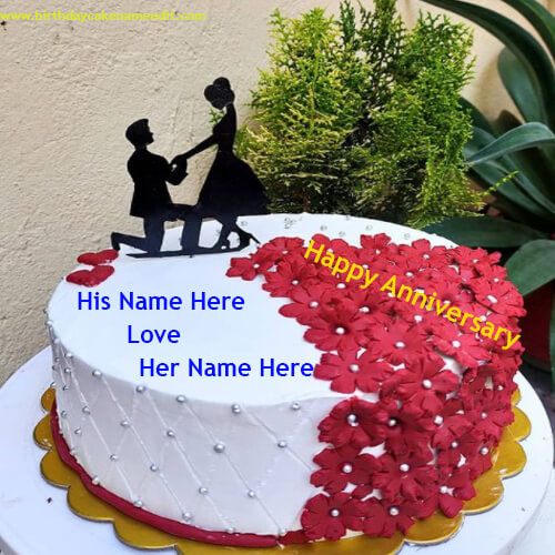 Anniversary Cakes For Couples Buy Online Quick Delivery - Dough and Cream