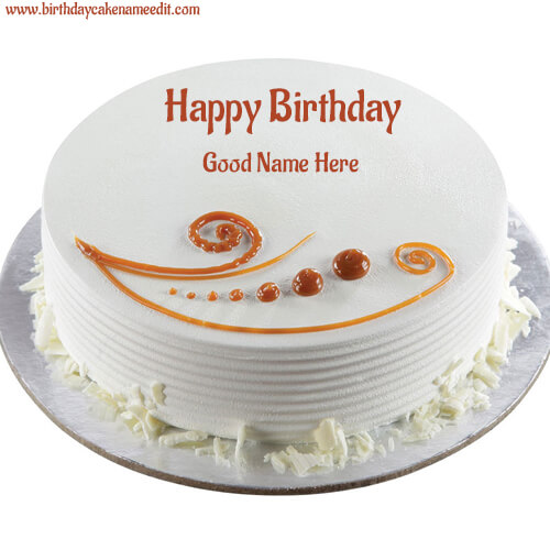 birthday cake with name and photo editor online